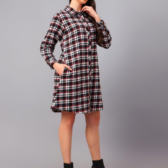 Cotton Brushed Fleece Dress - Picture 6 of 6